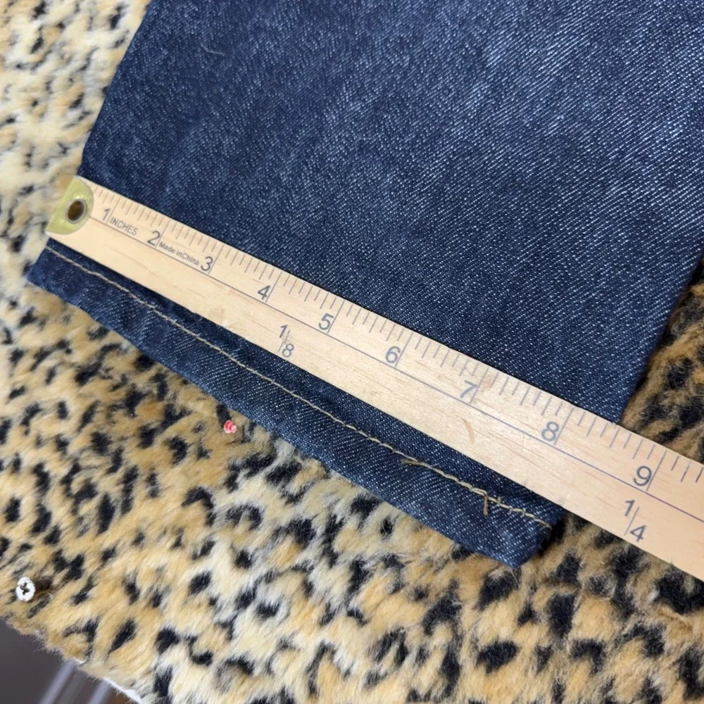 Levis 514 Straight Fit Jeans Mens 36x30 Dark Wash Blue Indigo Denim Pants Mexico